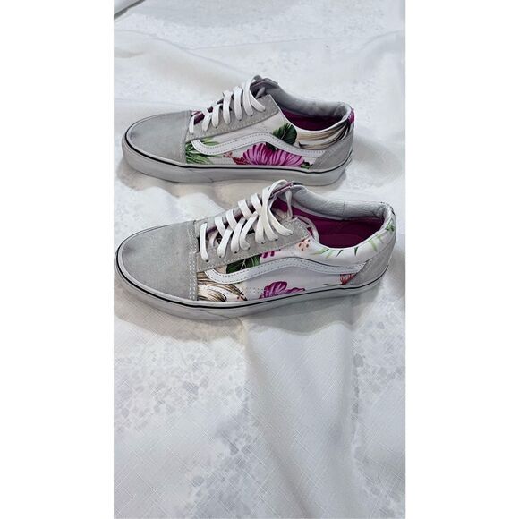 VANS OLD SKOOL ALOHA TROPICAL SKATE SHOES SNEAKERS M SZ 5.5 W SZ 7 - Picture 13 of 14
